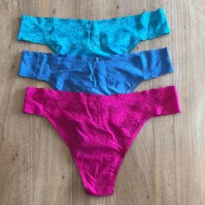 Natori bliss perfection thongs (3)NEW